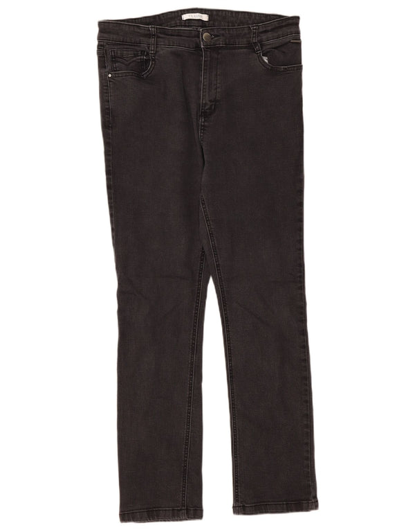 Marks & Spencer Womens Classic Fit Slim Jeans UK 14 Large W32 L28 Black