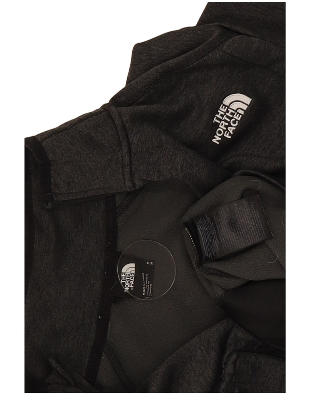 Мужская спортивная куртка The North Face, средний серый полиэстер с крапинками