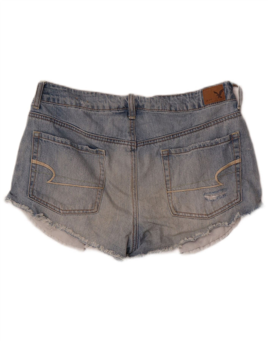 Женские джинсовые шорты American Eagle с потертостями США 8, средние W30, синие