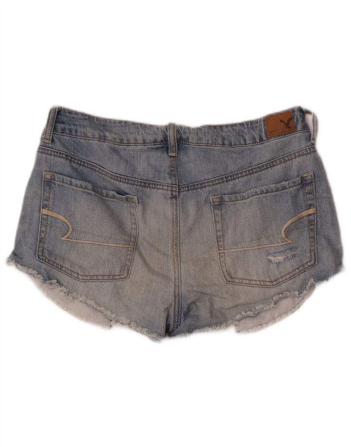 Женские джинсовые шорты American Eagle с потертостями США 8, средние W30, синие