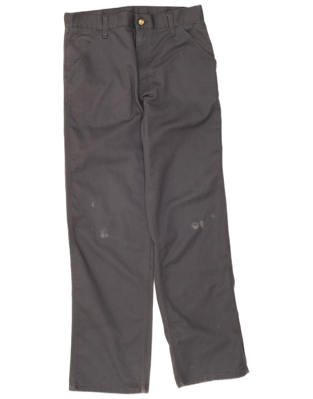 Мужские прямые брюки-чиносы Carhartt W30 L34 серые из полиэстера