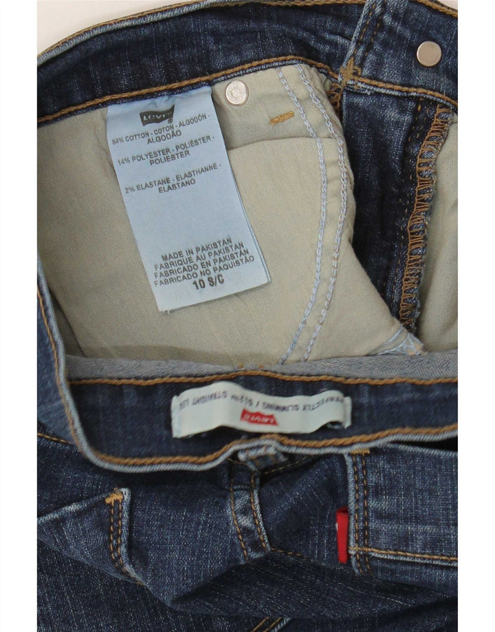 Женские прямые джинсы Levi's 512, США, 10, большие W28 L29, темно-синие