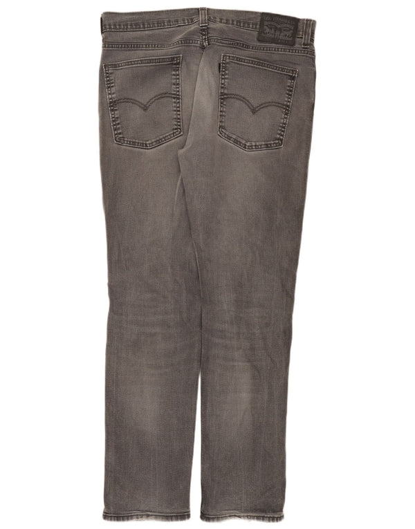 Мужские джинсы Levi's 511 Slim W36 L32 Серые хлопковые