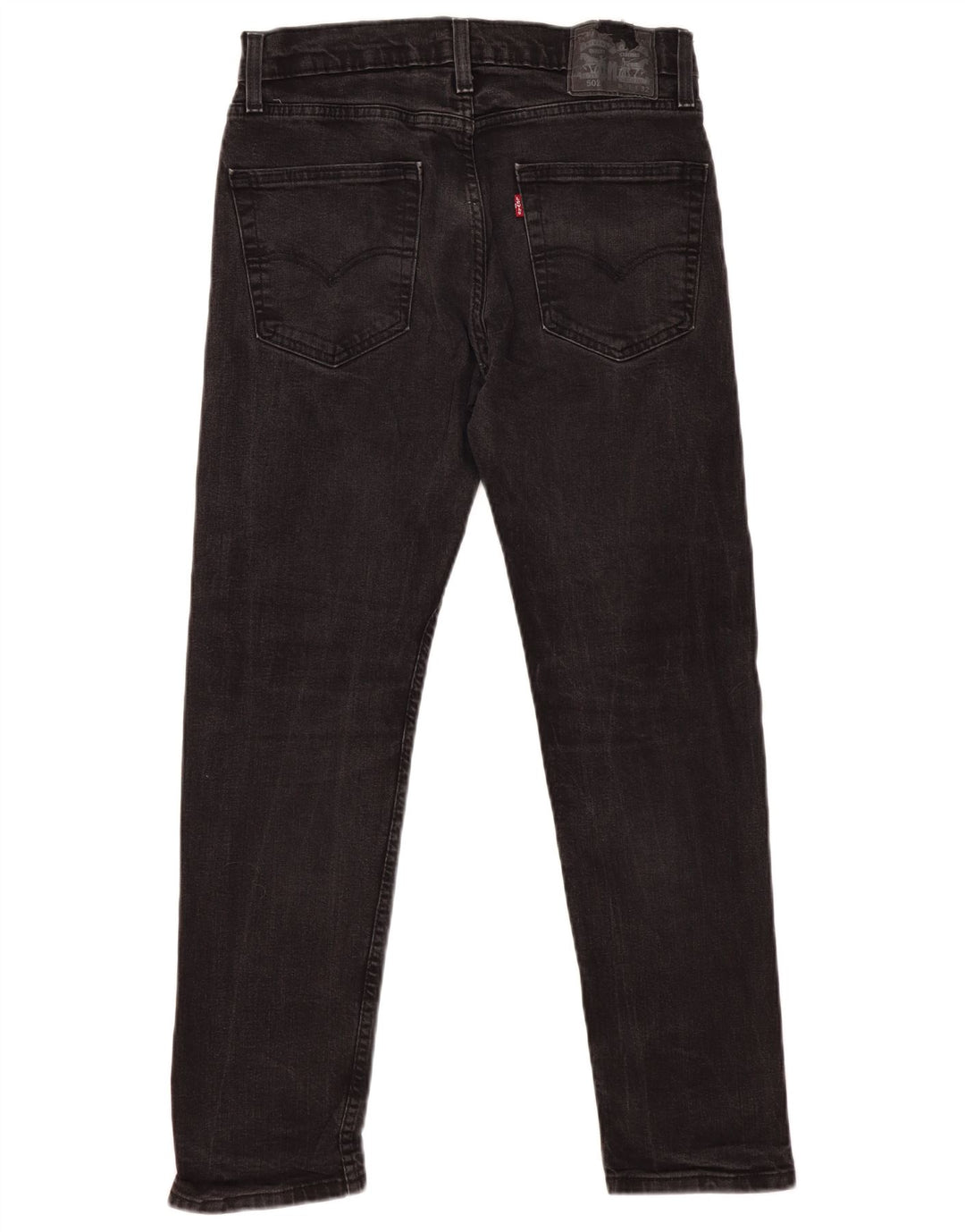 Мужские прямые джинсы Levi's 502 W31 L29 серые, хлопок