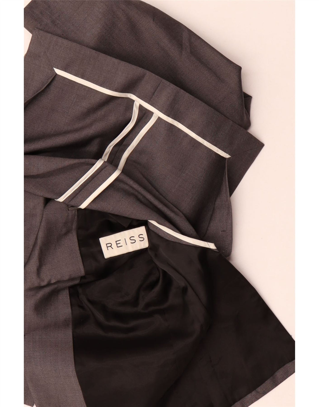 Мужской пиджак Reiss на 2 пуговицах, Великобритания 38, средний серый, шерстяной