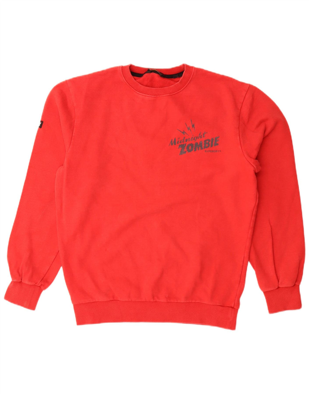 Мужской свитшот с рисунком Superdry, средний красный