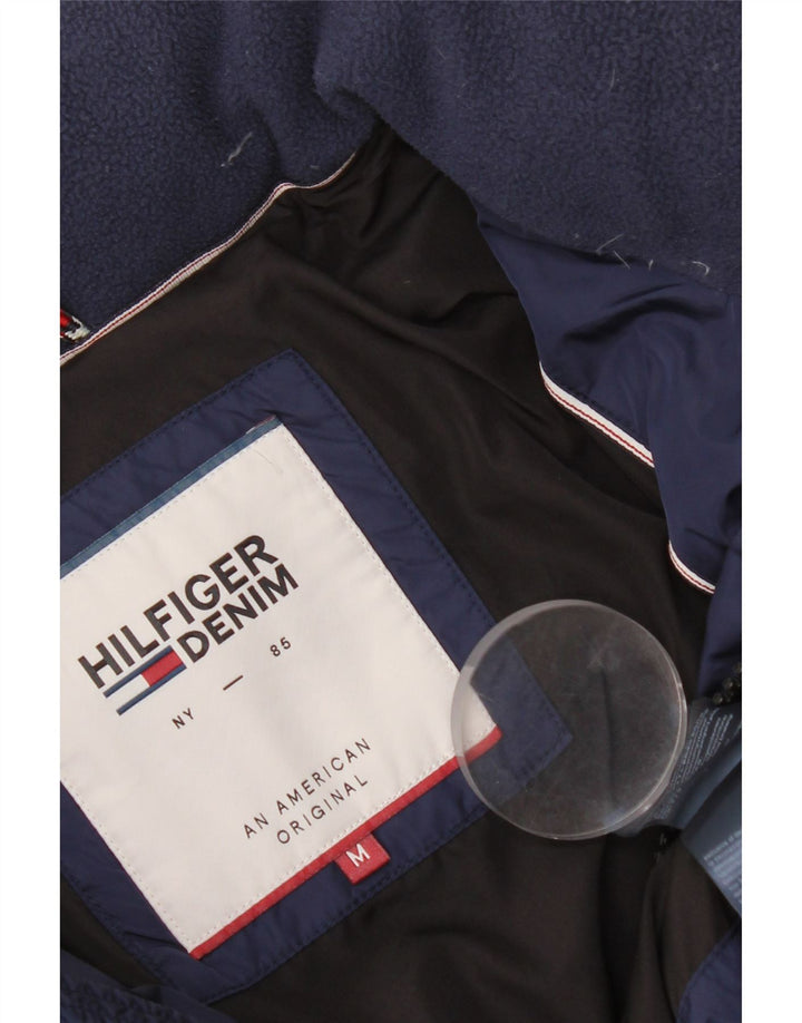 Мужская стеганая куртка Tommy Hilfiger UK 38, средний темно-синий нейлон