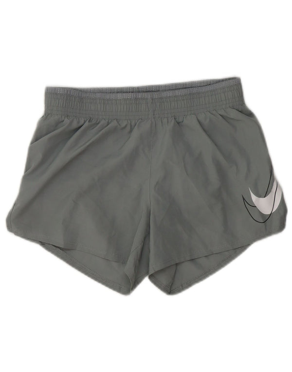 Женские спортивные шорты с графикой Nike Dri Fit UK 6 XS, серые