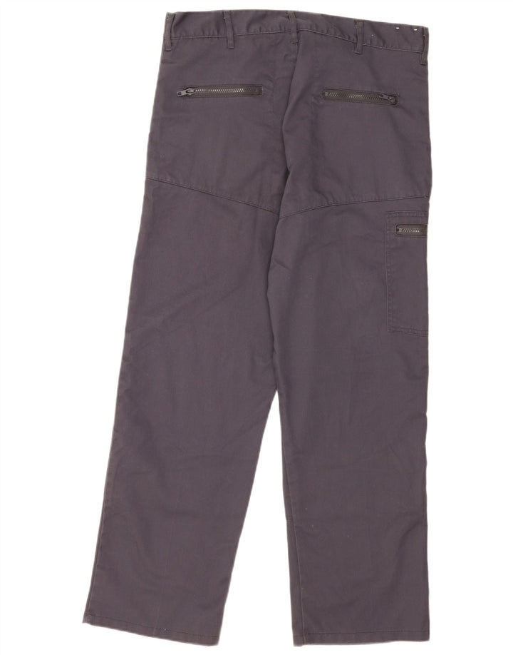 Мужские прямые брюки-карго Dickies W34 L29 темно-синие из полиэстера