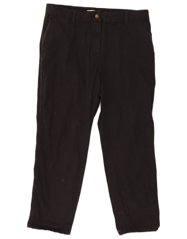Женские прямые брюки чинос Marks & Spencer UK 14, большие W36 L27, черные