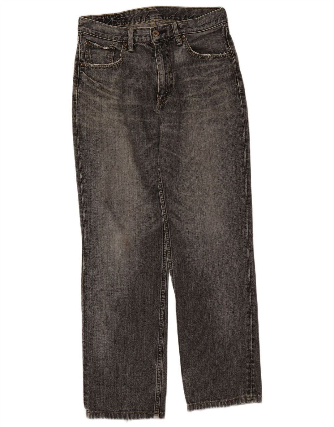 Мужские зауженные джинсы Levi's 502 W31 L30 Серые хлопковые