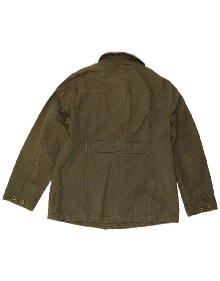 Женская куртка оверсайз L.L.Bean UK 10, маленький размер, цвет хаки, хлопок