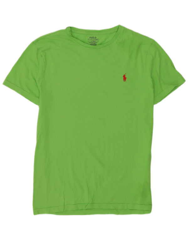 Женская футболка с рисунком Polo Ralph Lauren Top UK 14, средний зеленый цвет