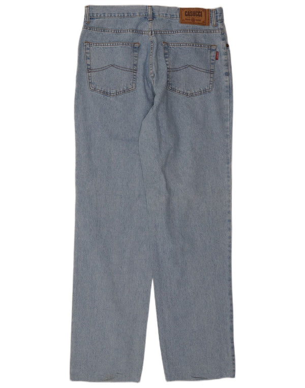 Мужские прямые джинсы CASUCCI IT 52 XL W38 L33 синие, хлопок