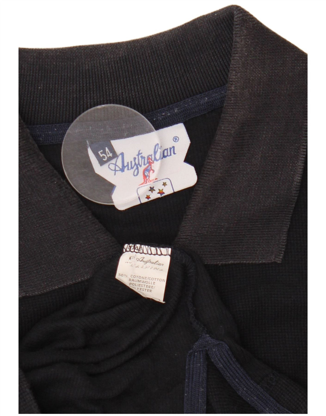 Мужская рубашка с коротким рукавом AUSTRALIAN L'ALPINA IT 54 XL Темно-синяя, хлопок