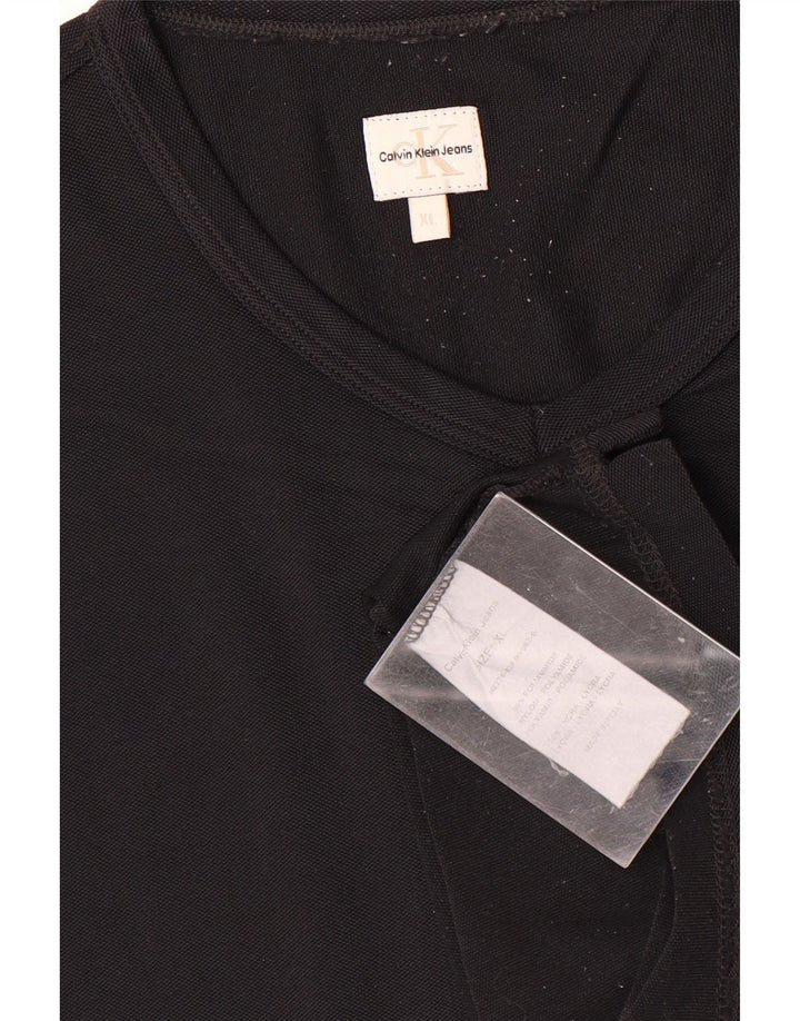 Мужская футболка Calvin Klein Jeans Top XL черная из полиамида