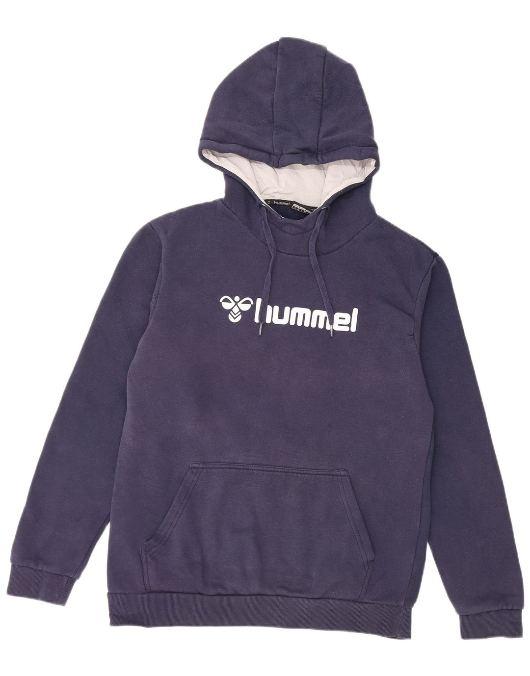 Hummel Мужской джемпер с капюшоном с рисунком, средний темно-синий, хлопок