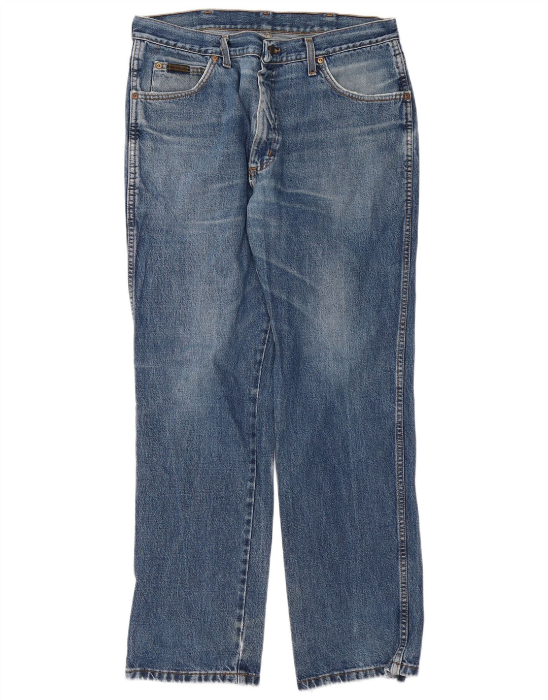 Мужские прямые джинсы Wrangler Texas W36 L32, синий хлопок