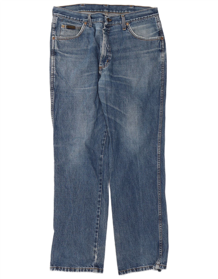 Мужские прямые джинсы Wrangler Texas W36 L32, синий хлопок