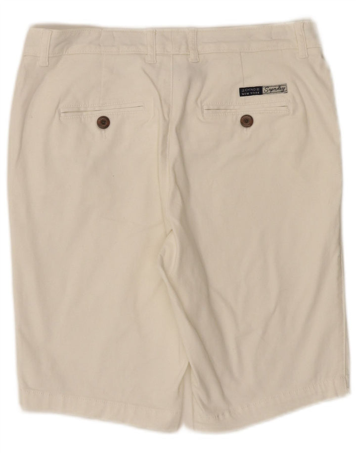 Женские шорты чинос Superdry Regular UK 10, маленькие W30, белые