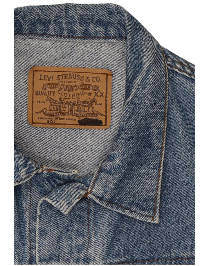 Мужская джинсовая куртка Levi's UK 42 XL Синяя