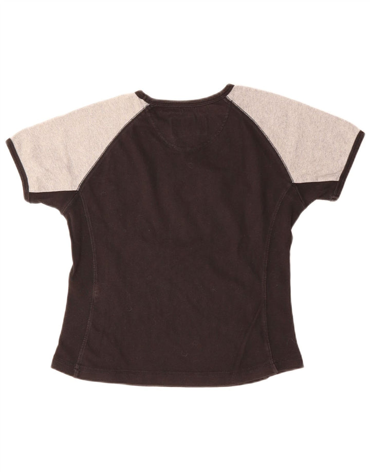 Женская футболка с рисунком CHAMPION Heritage Classics Top UK 12, средний черный цвет