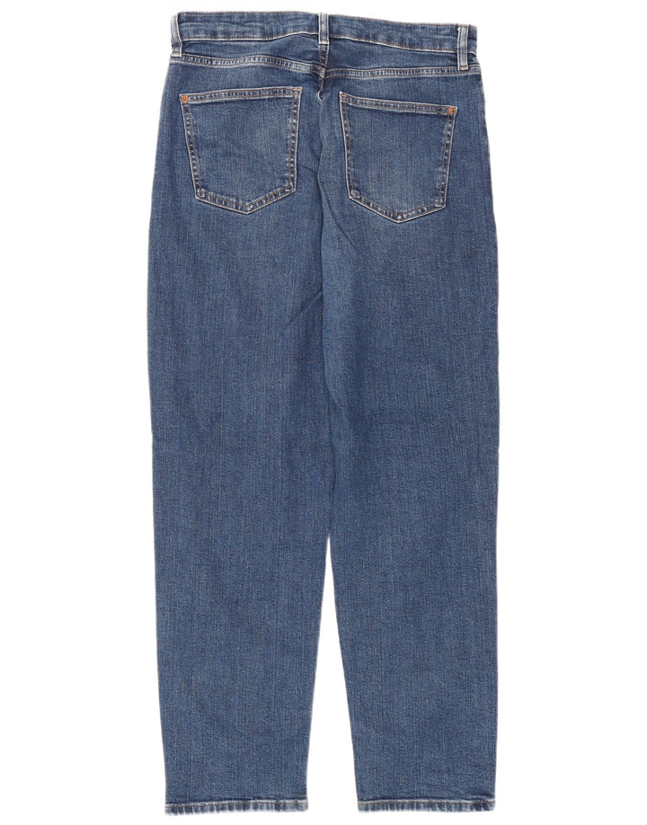 Женские джинсы Marks & Spencer Regular с высокой талией UK 12 Medium W30 L29 Синие
