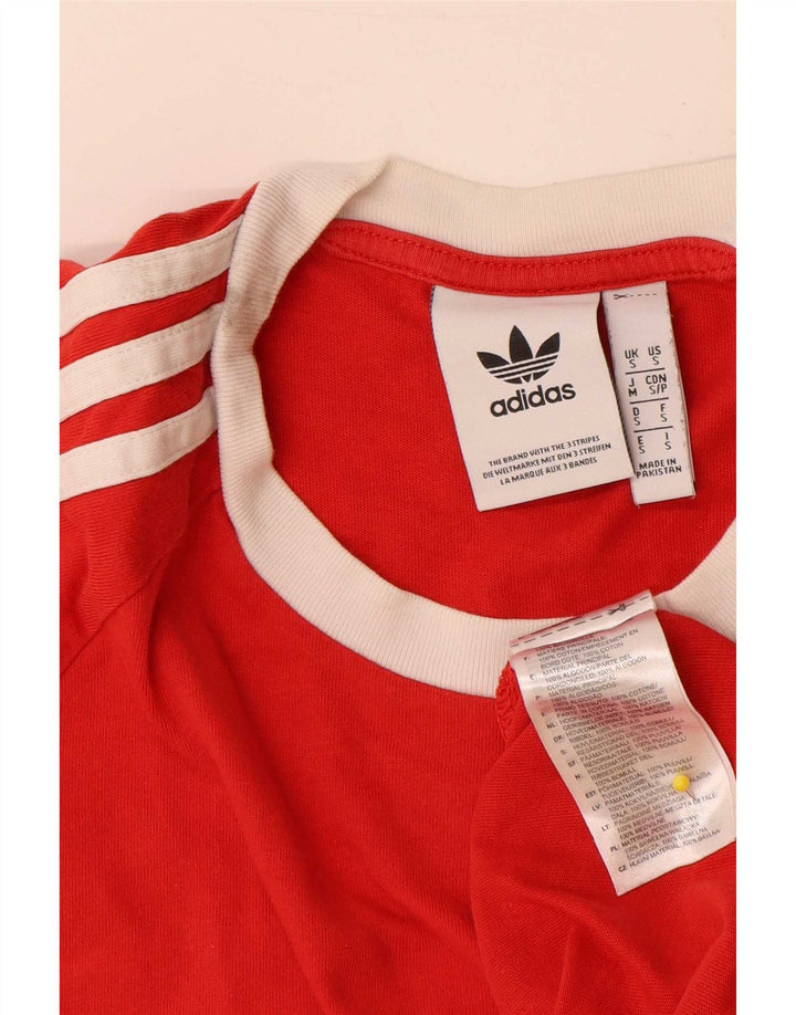 Adidas Мужская футболка Top Small Red Cotton