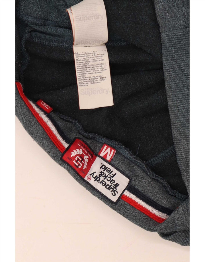 Мужские спортивные брюки с графическим рисунком Superdry, джоггеры, средний серый хлопок, хлопок