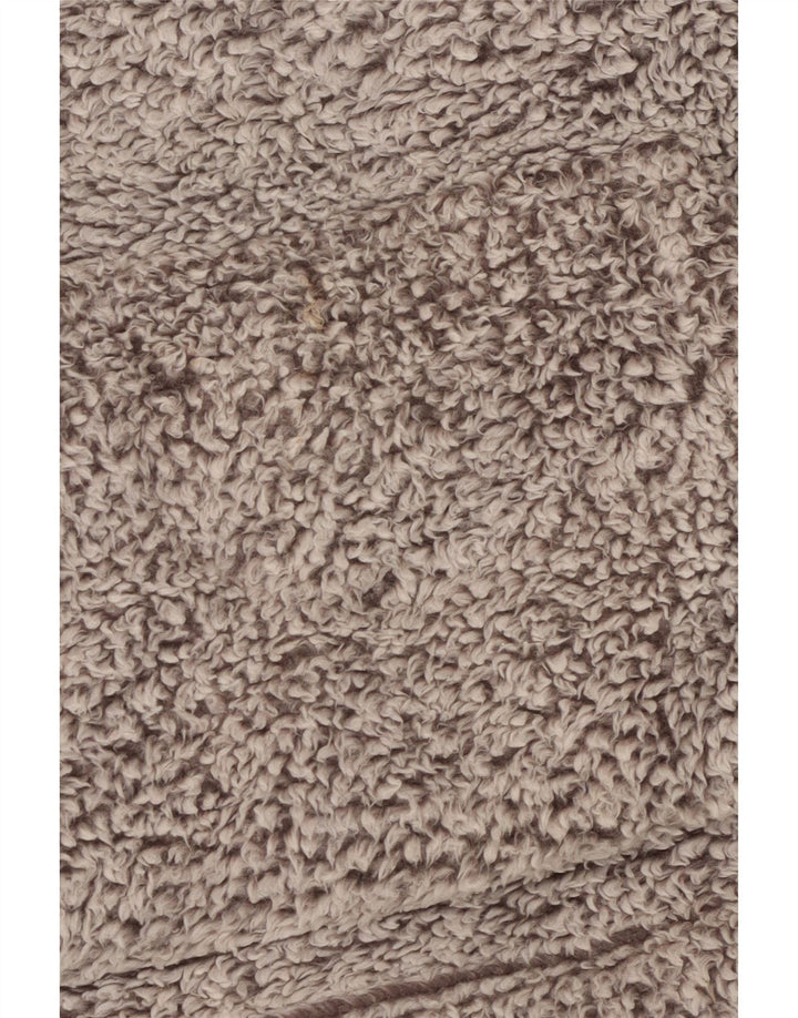 Женский флисовый джемпер оверсайз John Lewis UK 10, маленький серый полиэстер