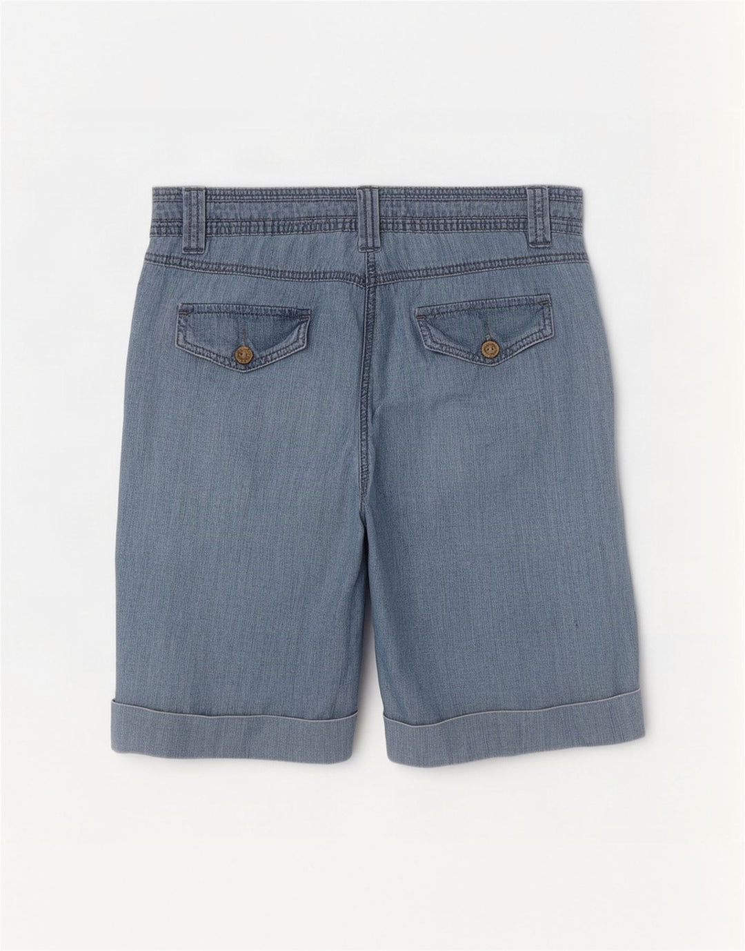 Женские шорты-бермуды M&Co UK 14, большие, W32, синие, хлопок