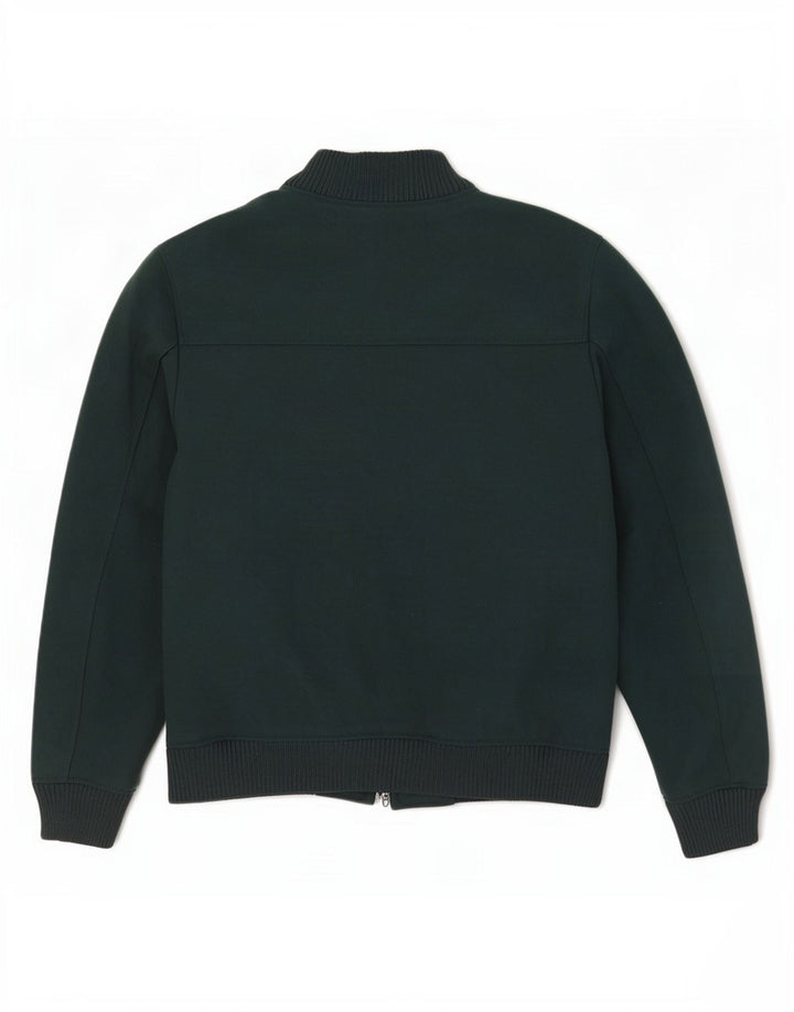 Мужская куртка-бомбер Zara UK 40, большая зеленая полиэстер