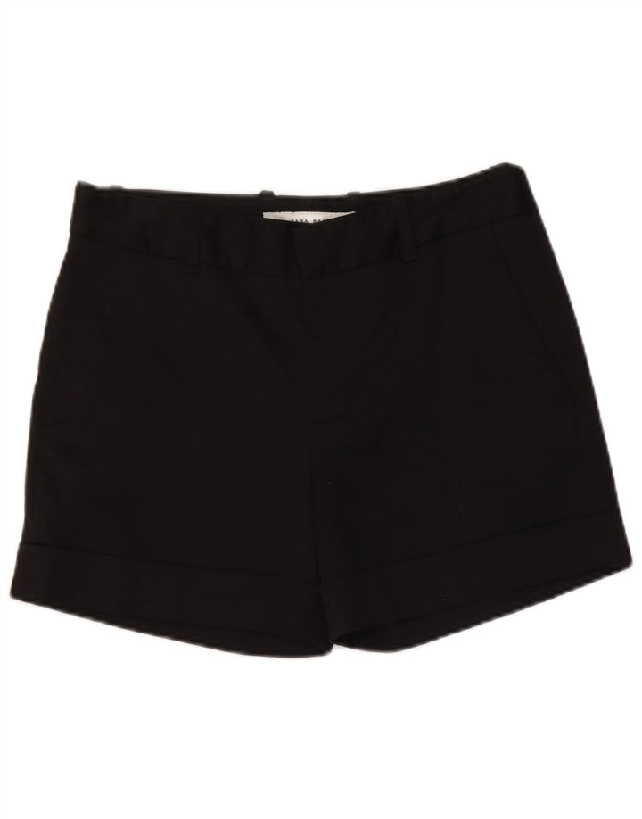 Женские шорты чинос Zara Medium W28, черный хлопок