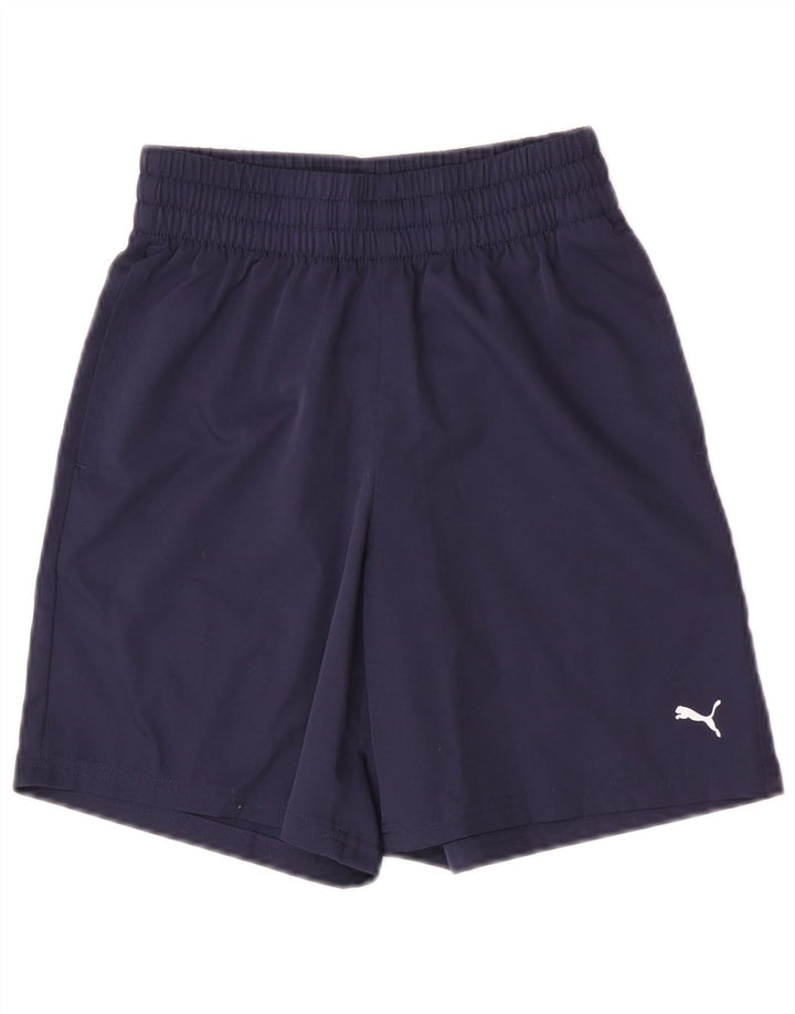 Спортивные шорты Puma для мальчиков 5–6 лет XS, темно-синие, полиэстер