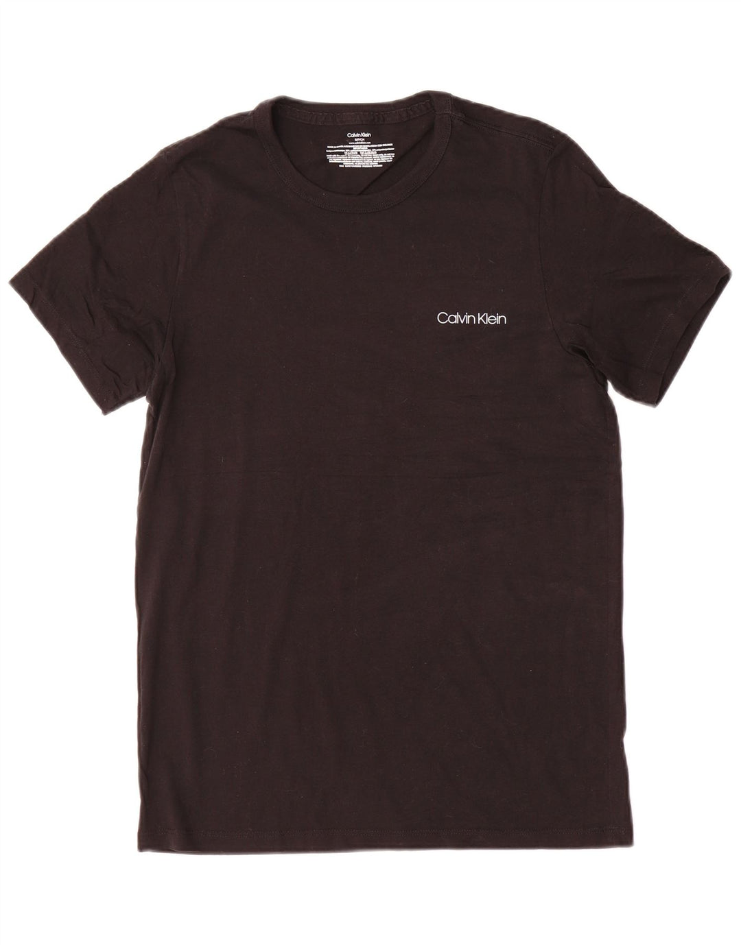 Мужская футболка Calvin Klein Regular с коротким рукавом, маленький черный хлопок