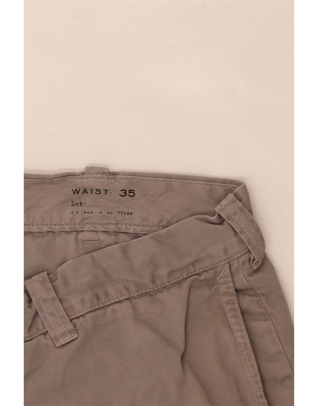 J. CREW Mens Graphic Chino Shorts W35 Large Grey Vintage J. Crew and Second-Hand J. Crew from Messina Hembry 
