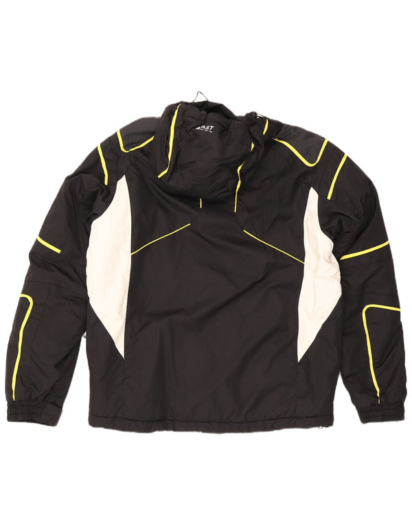 Мужская лыжная куртка AST UK 44 2XL, черная с цветными блоками, полиамид