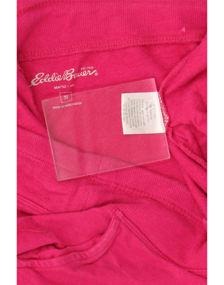 EDDIE BAUER Womens Sport Shorts UK 14 Medium  Pink Cotton Vintage Eddie Bauer and Second-Hand Eddie Bauer from Messina Hembry 