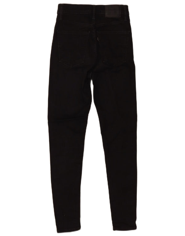 Женские джинсы суперскинни Levi's Mile High W26 L28, черный хлопок