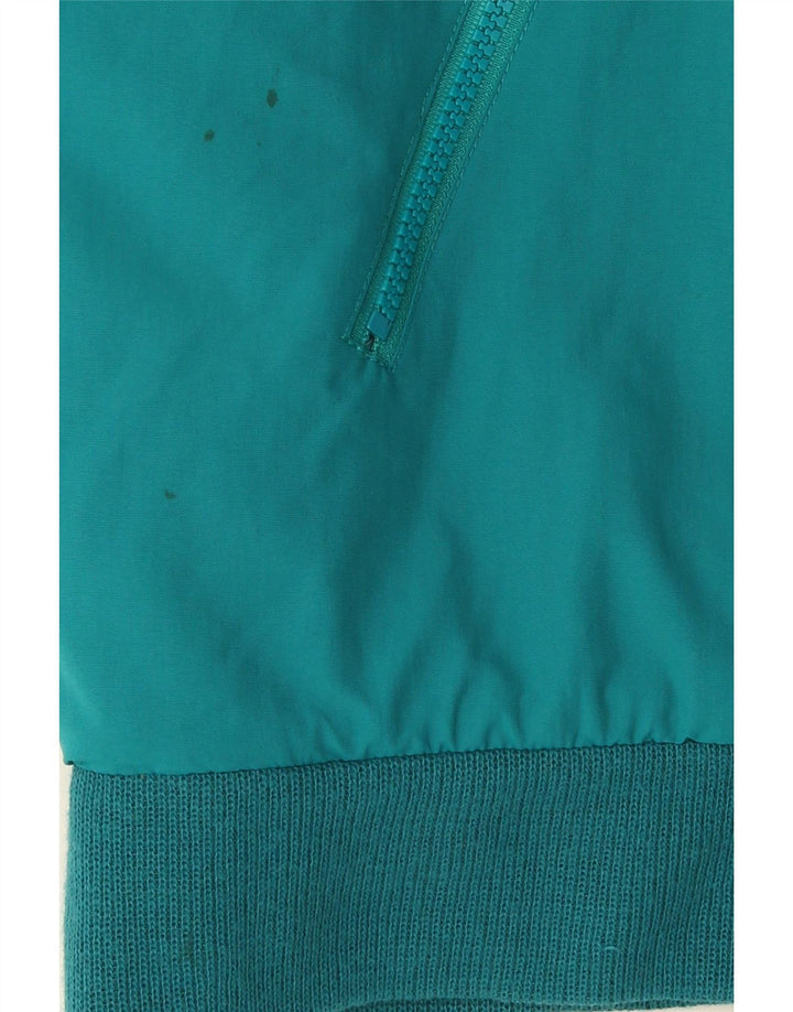 Мужская утепленная куртка-бомбер Lands End UK 42/44, большой синий полиэстер