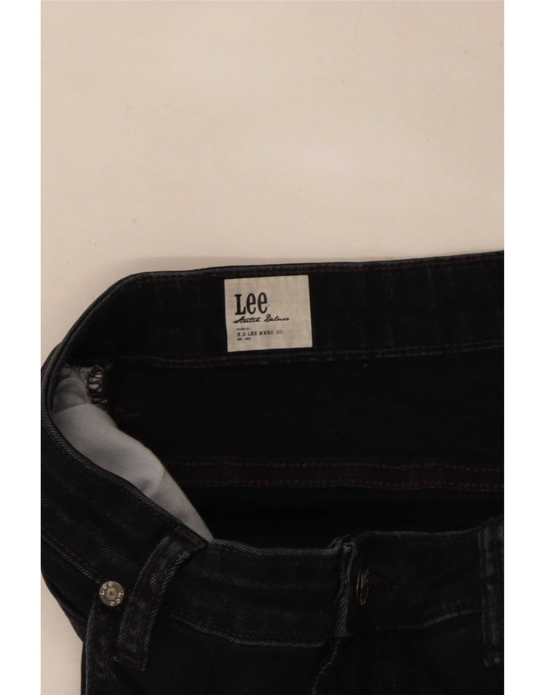 Женские джинсы скинни Lee W32 L30, черный хлопок