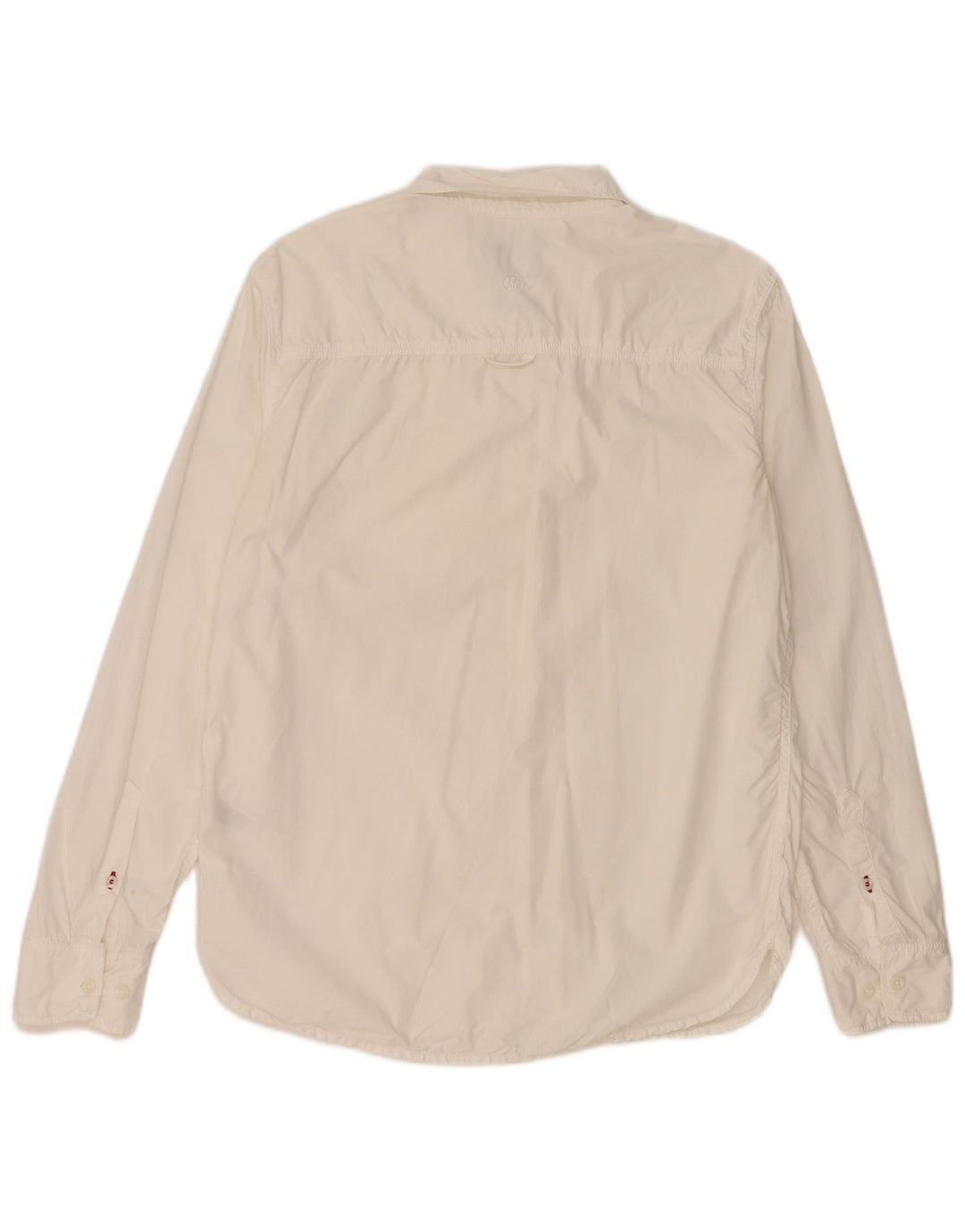 Мужская рубашка Fat Face из хлопка среднего размера белого цвета