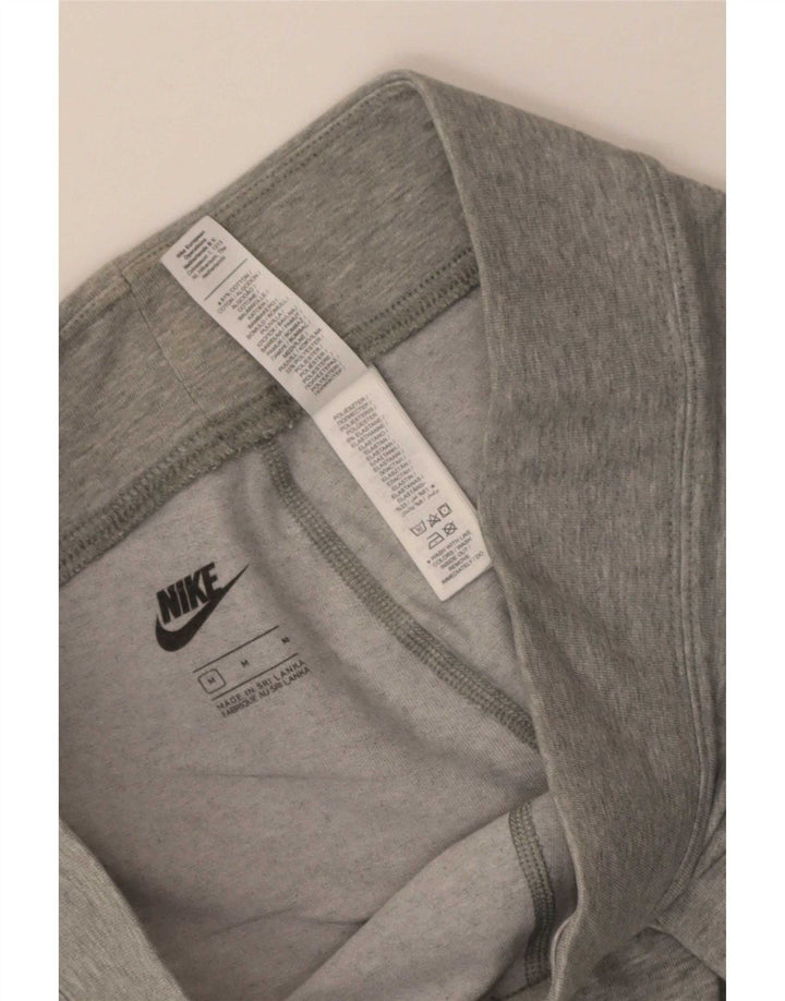 Женские спортивные шорты Nike UK 12, хлопок среднего серого цвета
