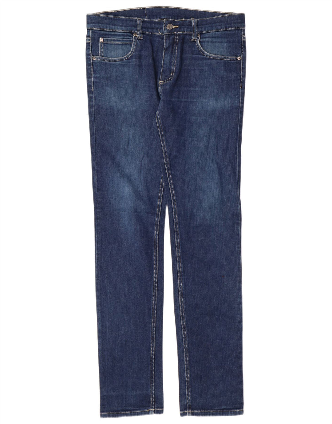 CHEAP MONDAY Женские узкие джинсы W32 L33 Синий хлопок