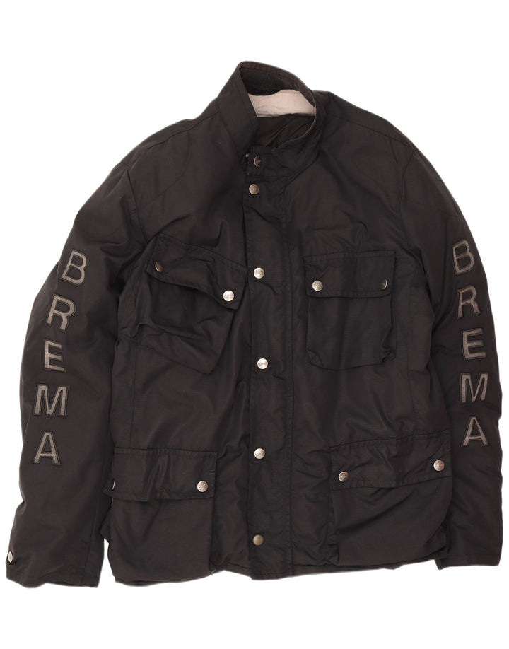 Мужская куртка Brema с графическим рисунком IT 56 3XL Черный Полиамид