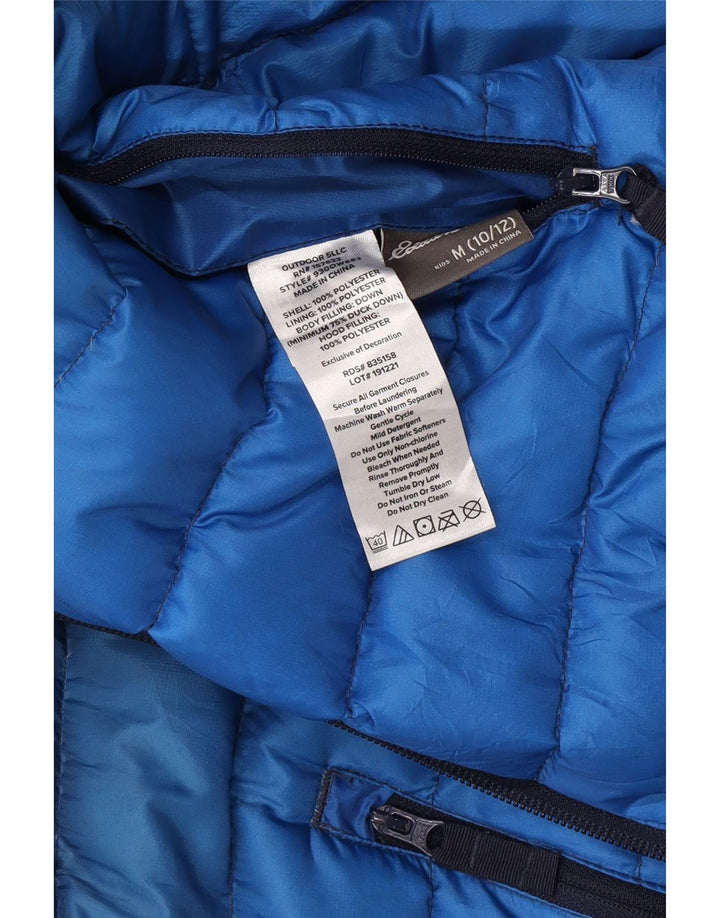 Eddie Bauer Утепленная куртка с капюшоном для мальчиков 10–11 лет, средний темно-синий