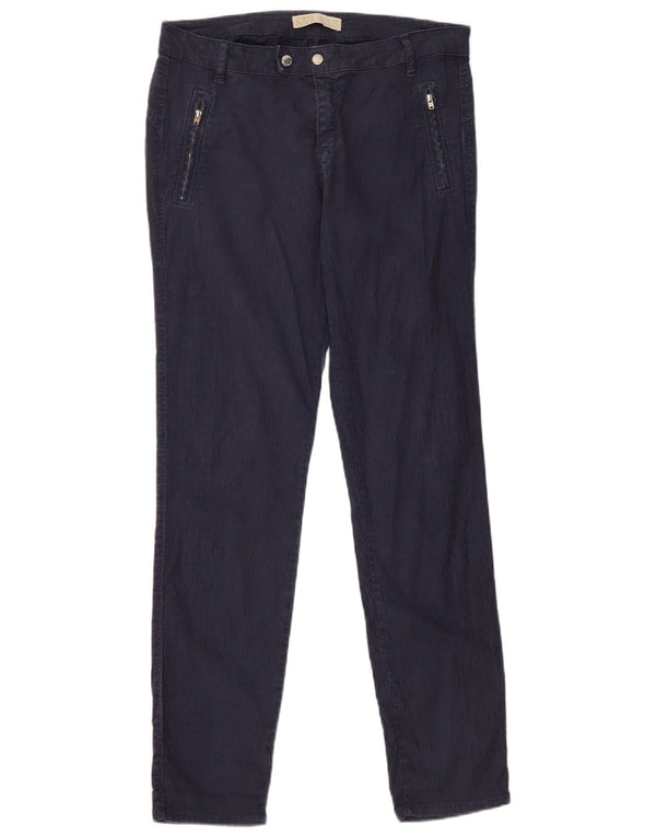 Женские брюки-чиносы Zara EU 44 XL W34 L29 Темно-синие
