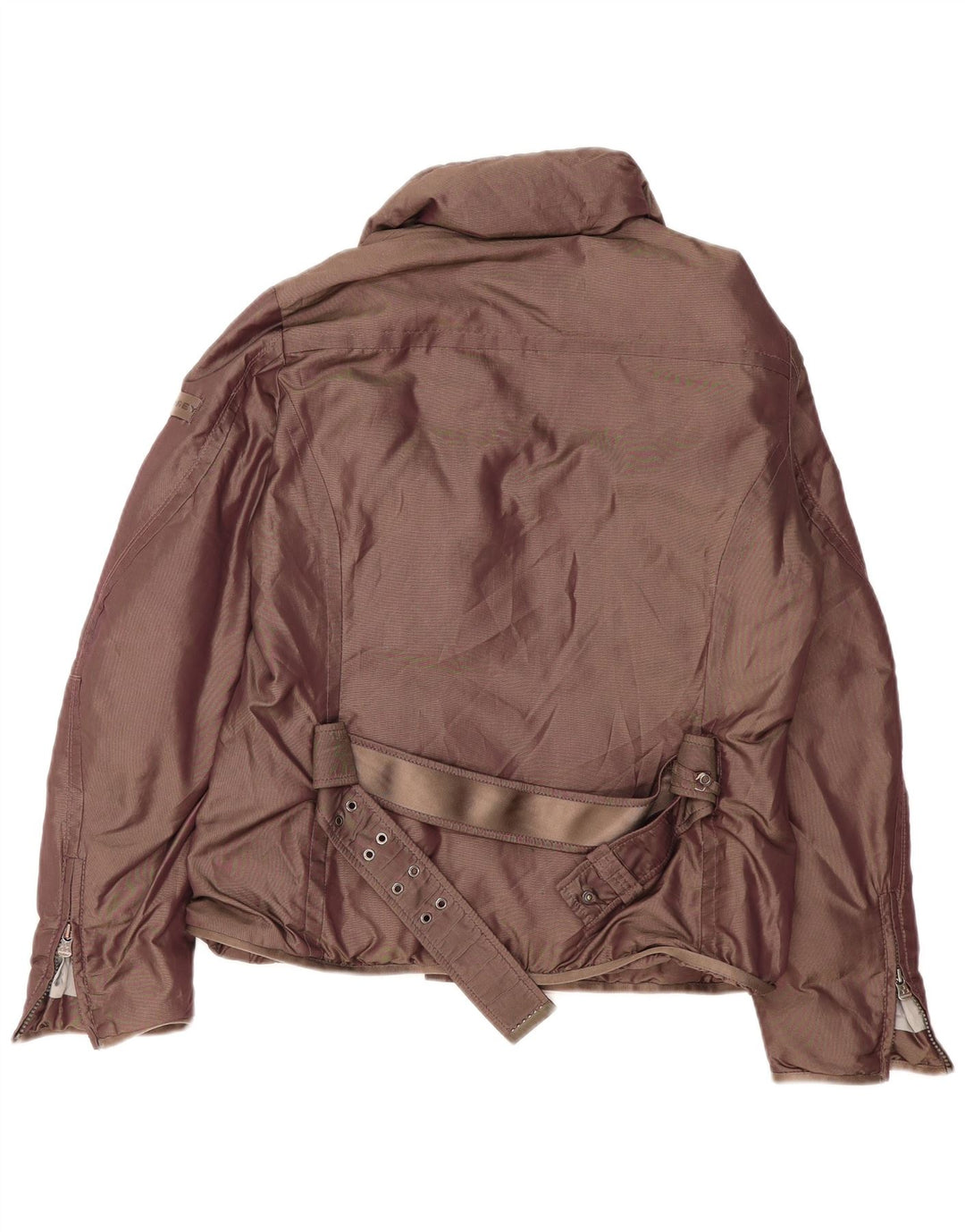 PEUTEREY Womens Padded Jacket IT 46 Large Brown Polyamide