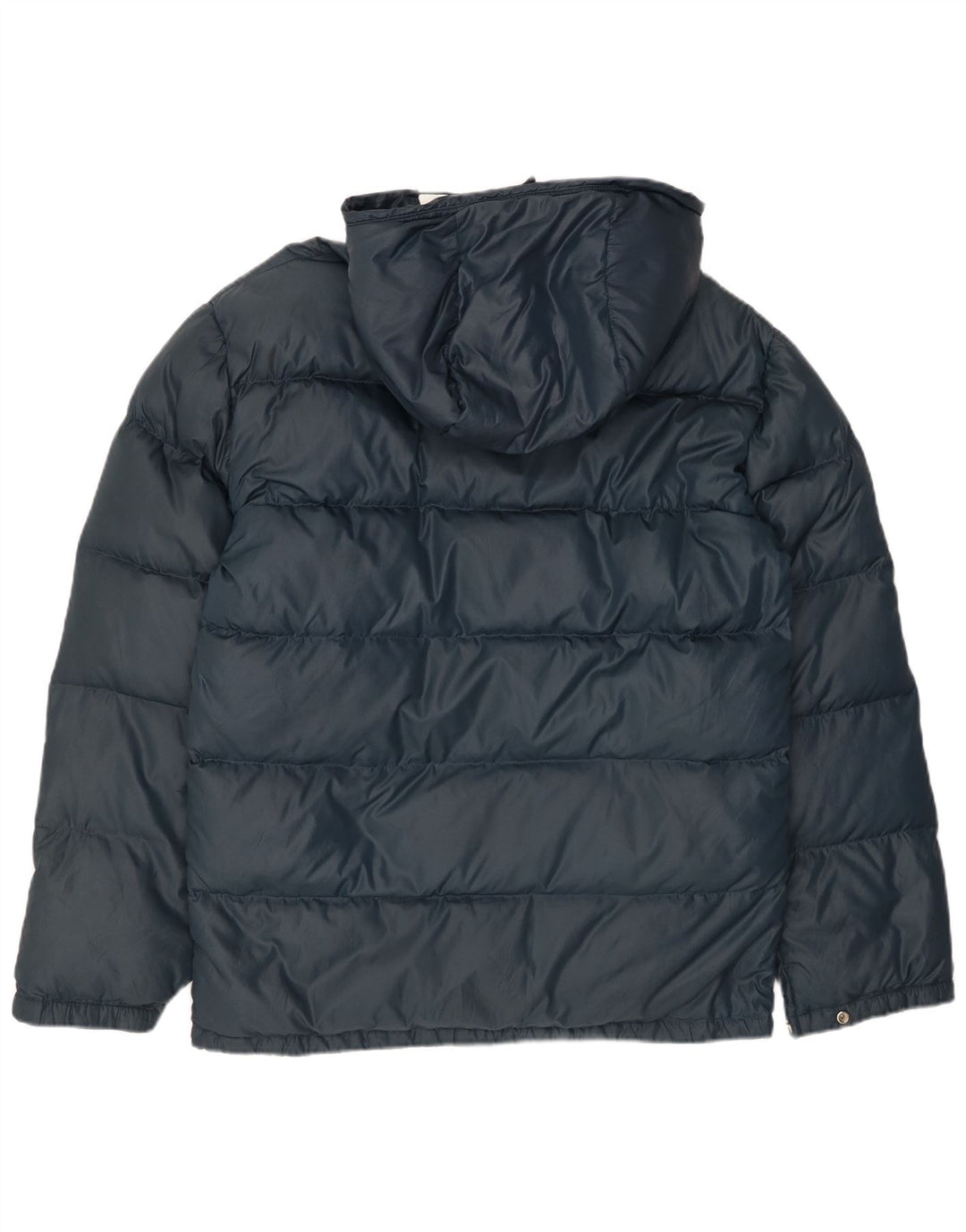 Мужская стеганая куртка с капюшоном VINTAGE UK 38 Medium Navy Blue