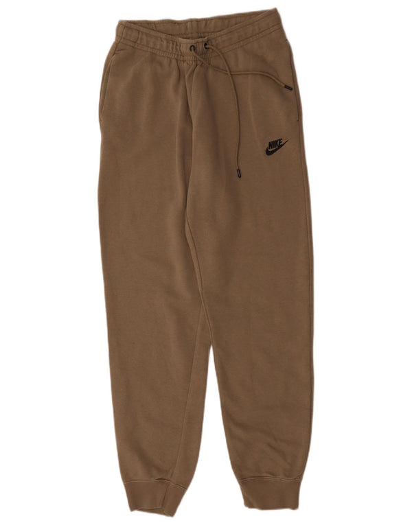 Женские спортивные брюки Nike Joggers UK 8, маленькие коричневые, хлопковые